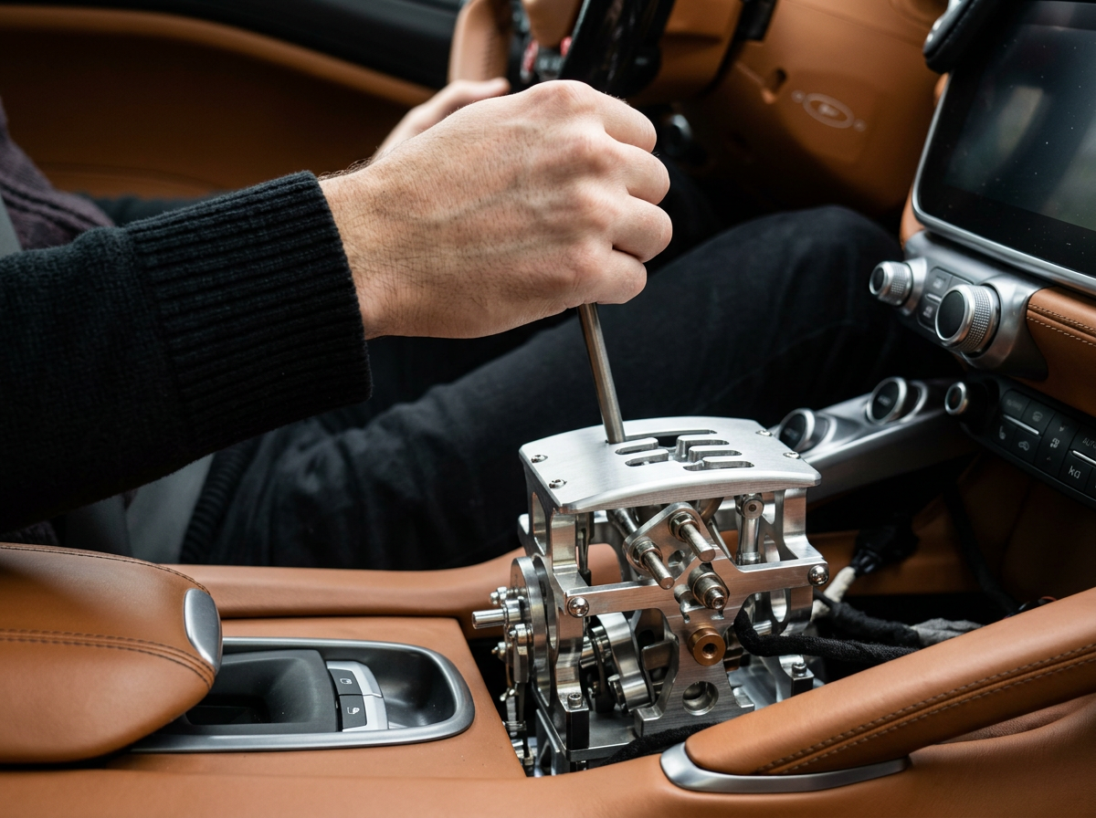 Driver operating the Quickshift mechanism